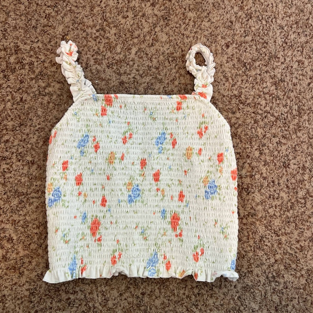 SO Multicolor Smocked Top